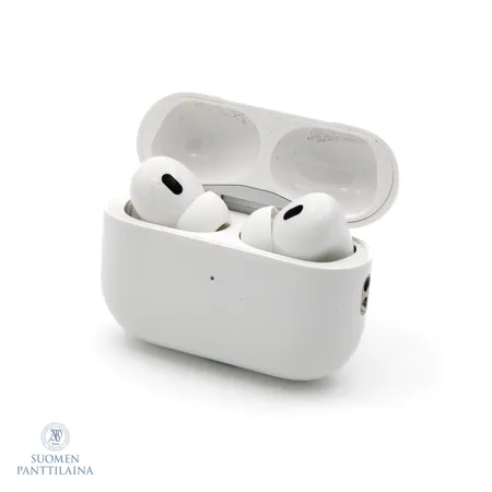 Langattomat kuulokkeet, Apple AirPods Pro 2nd gen) MagSafe-latauskotelolla, USB-C kaapeli ja ostokuitti Power 26.07.2022