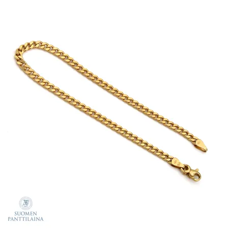 Panssariranneketju, pituus 190mm, leveys 3mm, 585,  Paino: 3,6 g