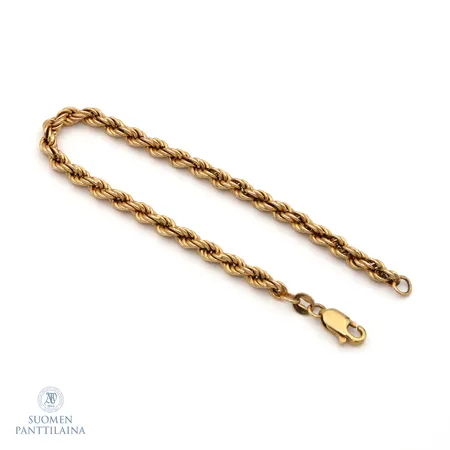 Cordell-ranneketju, leveys 4mm, pituus 185mm, 585,  Paino: 5,2 g