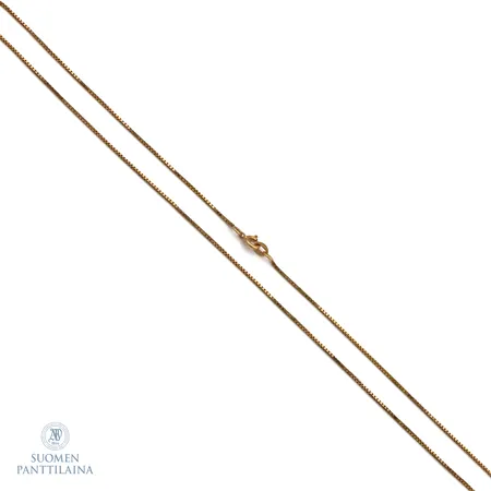 Venetsia-kaulaketju, pituus 39,5cm, 585,  Paino: 1,8 g