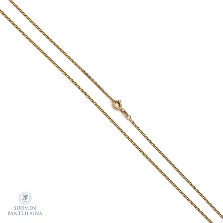 Panssarikaulaketju, pituus 52,5cm, leveys 1,4mm, 585,  Paino: 3,8 g
