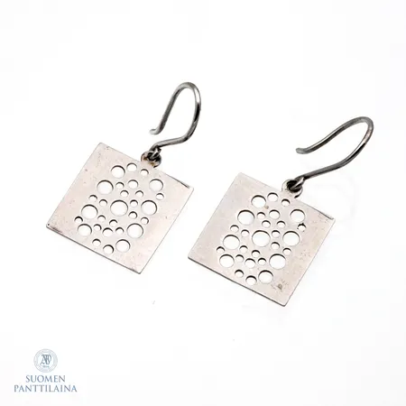 Korvakorut, Pitsi, design Liisa Vitali, korkeus 31mm, 925,  Paino: 2,2 g