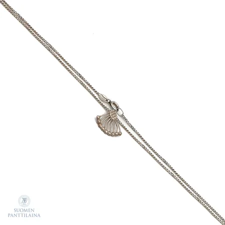 Kaulkoru, riipuksen korkeus 17mm, ketjun pituus 42,5cm, 925, Paino: 2,8 g