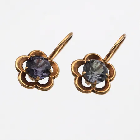 Kivikorvakorut, korkeus 20mm, 585br,  Paino: 1,5 g