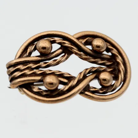 Rintakoru Kalevala Koru, Teljänneito, mitat 19x32mm, pronssia