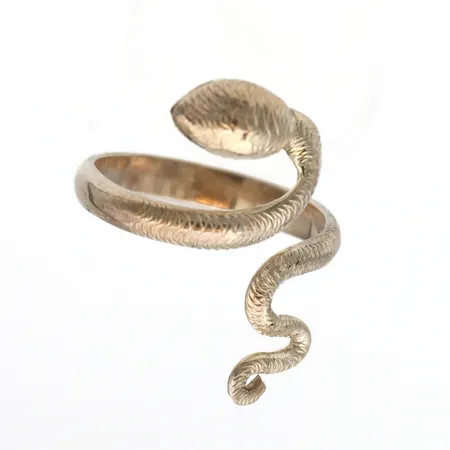 Käärme-sormus, koko 18, 950, Paino: 4,2 g