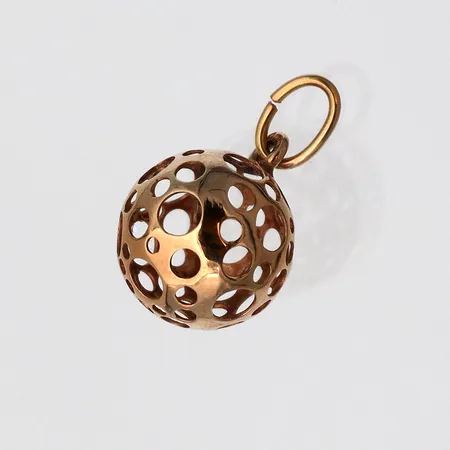 Riipus Liisa Vitali, Leppäkerttu, korkeus 20mm, Ø 12mm, 585, Paino: 0,9 g