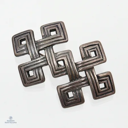 Rintaneula, Kalevala, Koru Solki - 224, leveys 50mm, vuodelta 1998, 925,  Paino: 14,4 g