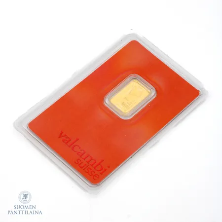 Kultaharkko, valcambi suisse, 999, Paino: 2,5 g