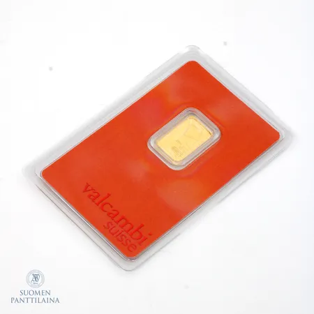 Kultaharkko, valcambi suisse, 999, Paino: 2,5 g