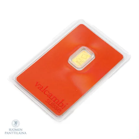 Kultaharkko, valcambi suisse, 999, Paino: 1 g
