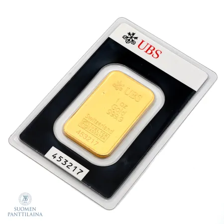Kultaharkko, UBS, 999, Paino: 31,1 g