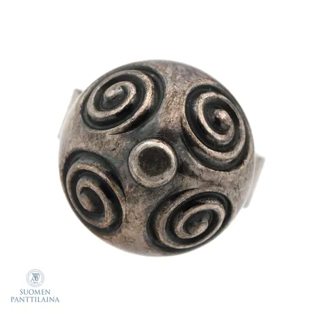Sormus, Kalevala Koru, Spiraalisormus, koko 17¾, 925, 