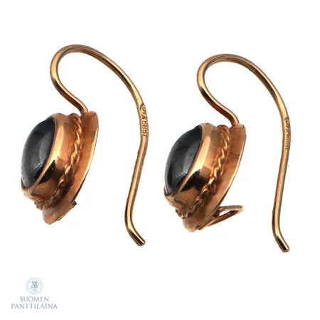 Kivikorvakorut, korkeus 20mm, 585br,  Paino: 2,4 g