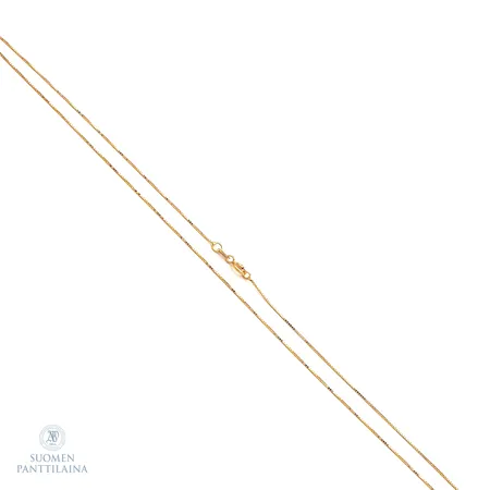 Venetsia-kaulaketju, pituus 42cm, 585,  Paino: 1 g