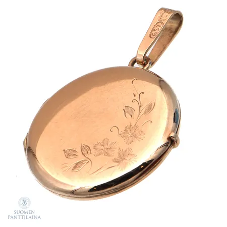 Medaljonki, korkeus 30mm, 585,  Paino: 3 g