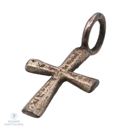 Risti-riipus, korkeus 20mm, 925,  Paino: 0,6 g