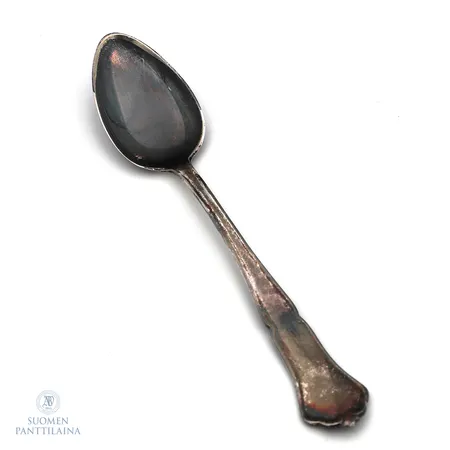 Kahvilusikka, Chippendale, pituus 116mm, 813h,  Paino: 12,5 g