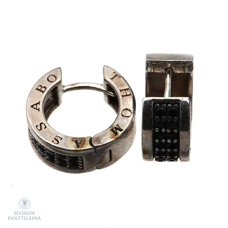 Kivikorvakorut, Thomas Sabo, korkeus 15mm, 925br,  Paino: 7 g