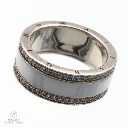 Kivisormus, Thomas Sabo, koko 17½,  925br,  Paino: 9,1 g