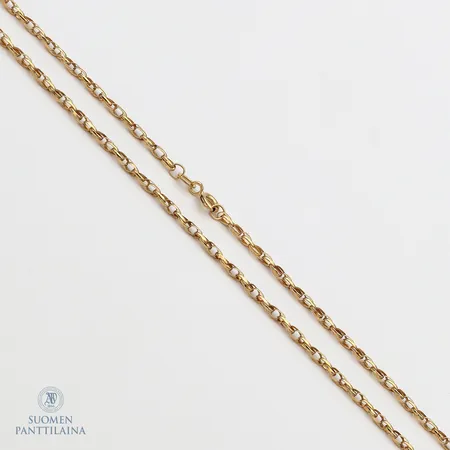 Kaulaketju, pituus 44,5cm, leveys 2mm, 585,  Paino: 4 g