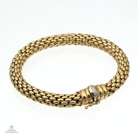Rannekoru, Fope Gioielli, Kaleida Collection, pituus 195mm, leveys 7mm, 750,  Paino: 27,3 g
