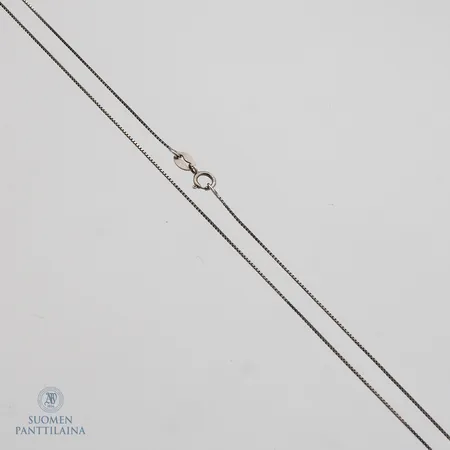 Venetsia-kaulaketju, pituus 51cm, leveys 1mm, 925,  Paino: 1,1 g