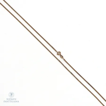 Panssarikaulaketju, pituus 46,5cm, 585, Paino: 3,7 g