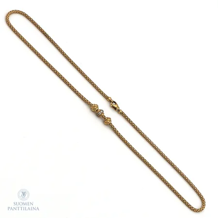 Kivikaulakoru, pituus 47cm, 750br,  Paino: 14,4 g