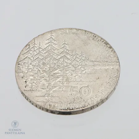 Juhlaraha, Kalevala 150 vuotta, nimellisarvo 50mk, 500,  Paino: 20 g