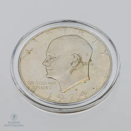 Hopeadollari, Yhdysvallat, Dwight D. Eisenhower, 400 hopea,  Paino: 24,6 g
