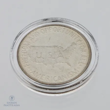 Hopeadollari, Yhdysvallat, Washington ja Carver, 900,  Paino: 12,5 g