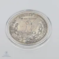 Hopeadollari, Yhdysvallat, Morganin dollari, 900,  Paino: 26,7 g