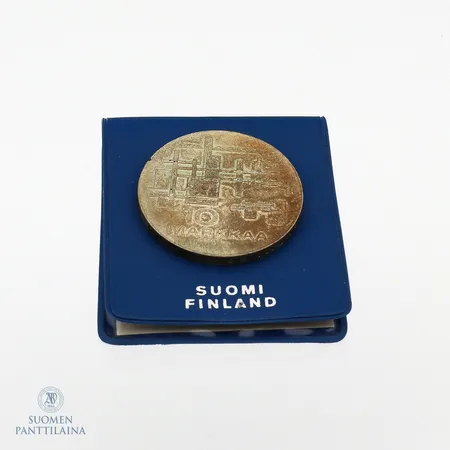 Juhlaraha, 10 markkaa, Itsenäinen Suomi 50 vuotta 1917 -1967, Suomi, 900, Paino: 24 g