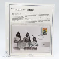Juhlaraha, Tuntematon sotilas ja elokuvataide, 2005, nimellisarvo 10 euroa, 925,  Paino: 25,5 g