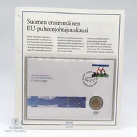 Juhlaraha, Suomen EU-puheenjohtajuusraha, 1999, nimellisarvo 10 mk.