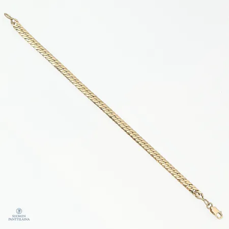 Panssariranneketju, pituus 150cm, leveys 4mm, 585,  Paino: 1,7 g