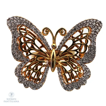 Kivisormus, koko 16½, 585br,  Paino: 10,8 g