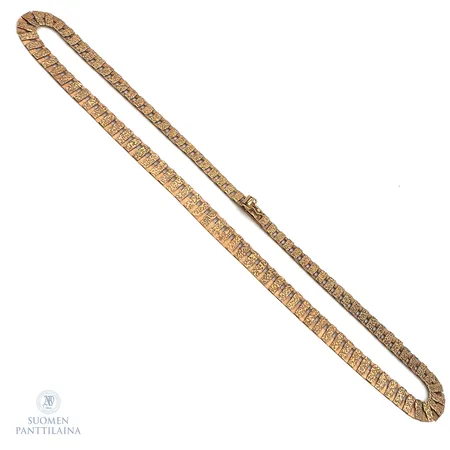Kaulakoru, pituus 43.5cm, 585,  Paino: 18,7 g