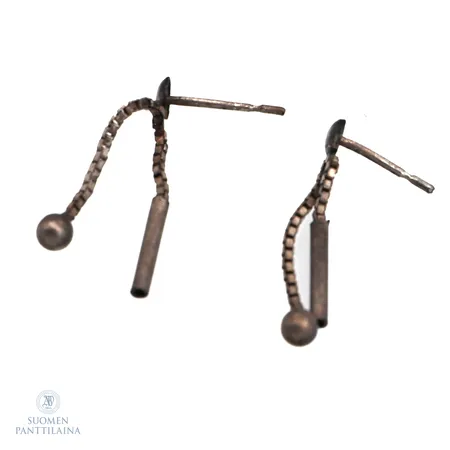 Korvakorut, tausat puuttuu, korkeus 22mm, 925,  Paino: 0,7 g