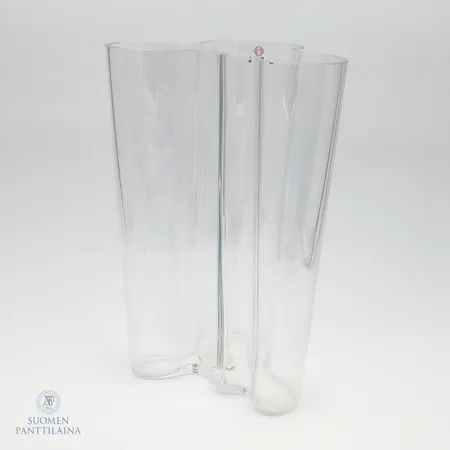 Aalto-maljakko, design Alvar Aalto, kirkas, korkeus 251mm. 