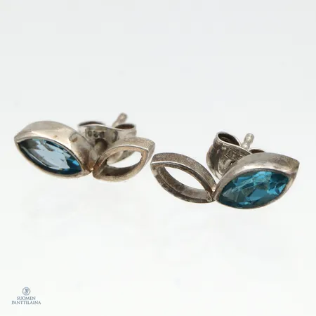 Kivikorvakorut, Kaunis Koru, leveys 15mm, 925br,  Paino: 2,5 g