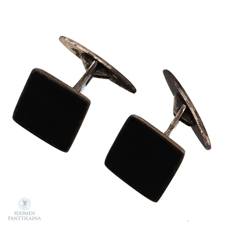 Kivikalvosinnapit, kivet kuluneet, mitat 13x13mm, 813br,  Paino: 6,1 g