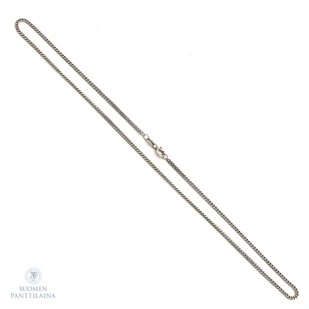Panssarikaulaketju, pituus 42.5cm, 925,  Paino: 5 g