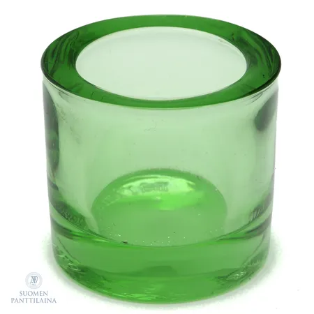 Kivi- tuikkulyhty Iittala Marimekko, design Heikki Orvola, vaalean vihreä, korkeus 60mm
