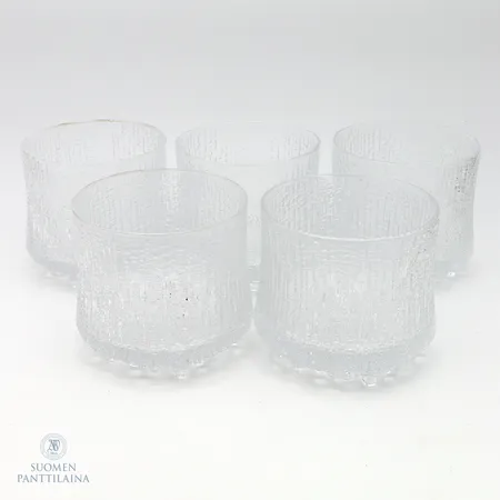 Viisi  juomalasia, Ultima Thule, Iittala, korkeus 90mm, 
