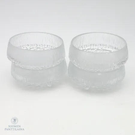 Neljä jälkiruokakulhoa Iittala, Ultima Thule, Tapio Wirkkala, 115ml,