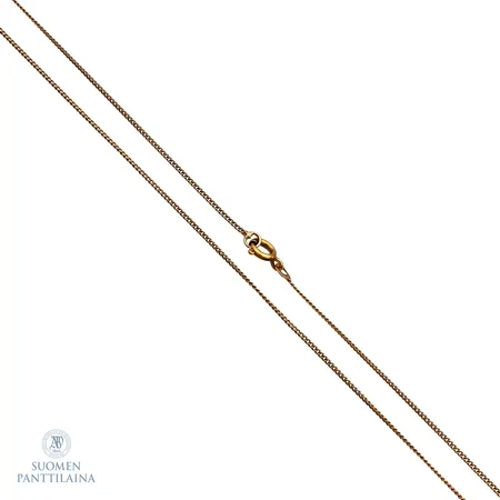 Panssarikaulaketju, pituus 42,5cm, leveys 1mm, 585,  Paino: 1,8 g
