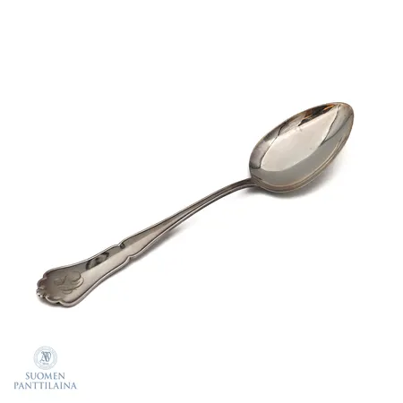 Tarjoilulusikka, Chippendale, 260mm, kaiverrettu, 830,  Paino: 124,6 g