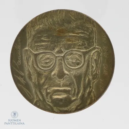 Juhlaraha, J.K Paasikivi 1970, nimellisarvo 10mk, 500,  Paino: 22,9 g